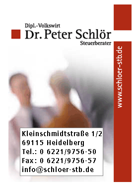 Steuerberater Dr. Peter Schlör